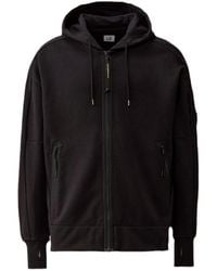 C.P. Company - Diagonal Fleece Hooded Sweatshirt - Lyst