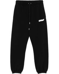 Off-White c/o Virgil Abloh - Cuffed Sweatpants With Spray Arrow Design - Lyst