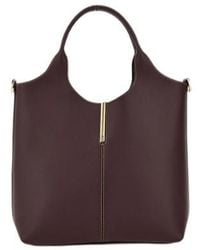 Tod's - Logo Engraved Mini Shopping Bag - Lyst