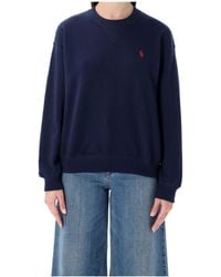 Polo Ralph Lauren - Logo Embroidered Crewneck Sweatshirt - Lyst