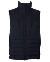 Stone Island - Quilted Stand Collar Gilet - Lyst
