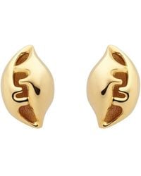 Fendi - Forever Shell Shaped Earrings - Lyst