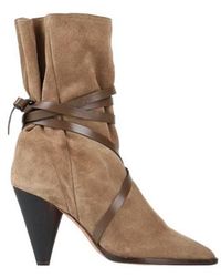 Isabel Marant - Plain Colour Ankle Boots - Lyst