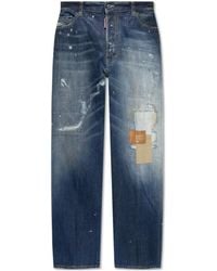 DSquared² - Medium Pressed Sand Scared Wash Cool Guy Distressed Jeans - Lyst