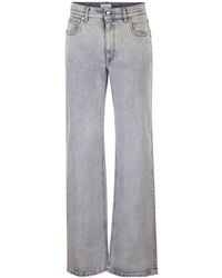 Fabiana Filippi - Five-Pocket Denim Trousers With Diamond Detailing - Lyst
