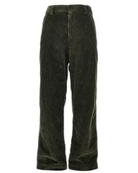 Moncler - Corduroy Logo-Patch Trousers - Lyst