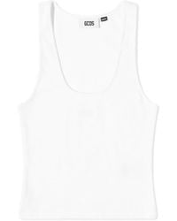 Gcds - Sleeveless Jersey-Knit Top - Lyst