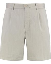 BOSS - Boss Knee-Length Pleated Shorts - Lyst