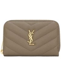 Saint Laurent - Zipper Coin Purse - Lyst
