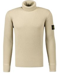 Stone Island - Compass-Badge Sweater - Lyst
