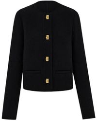 Ferragamo - Wool And Cashmere Gancini Jacket - Lyst