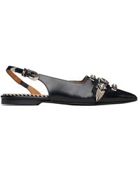 Toga - Buckle-Embellished Slingback Mules - Lyst