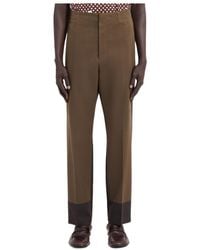 MM6 by Maison Margiela - Contrast Panel Pants - Lyst