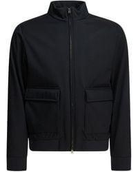 Herno - '3 Layers Wool Storm' Bomber Jacket - Lyst