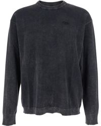 DIESEL - Logo Embroidered Crewneck T-Shirt - Lyst