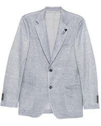 Lardini - Single-Breasted Buttoned Blazer - Lyst