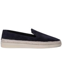 Prada - Round-Toe Slip-On Loafers - Lyst