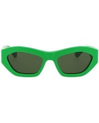 Bottega Veneta - Eyewear Geometric Frame Sunglasses - Lyst