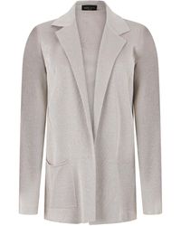 Roberto Collina - Shawl Collar Fine Knit Cardigan - Lyst