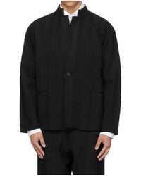 Homme Plissé Issey Miyake - Herringbone Casual Jacket - Lyst