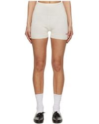 Bode - Meringue Elastic Waist Shorts - Lyst