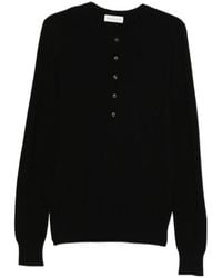 Dries Van Noten - Long-Sleeved Button-Down Knit Sweater - Lyst
