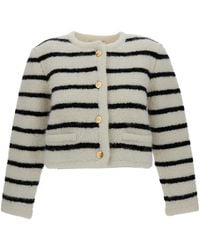 Celine - Marinière Cardigan Jacket - Lyst