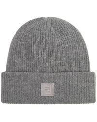 Fendi - Logo Patch Beanie - Lyst
