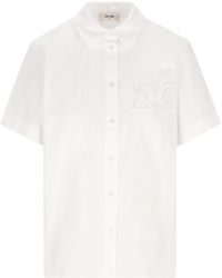 Celine - Short Sleeve Shirt - Lyst
