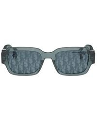 Dior - Eyewear Oblique S2I Rectangle Frame Sunglasses - Lyst