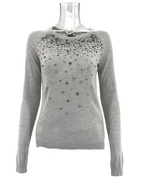 Armani Jeans - Round-Neck Long-Sleeved Sweater - Lyst