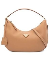 Prada - Logo-Plaque Shoulder Bag - Lyst