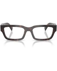 Prada - Eyewear Rectangle Frame Glasses - Lyst