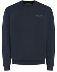 Woolrich - Macro Logo Crewneck Sweatshirt - Lyst