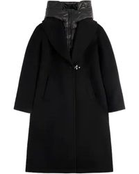 Fay - Double Front Hooded Coat - Lyst