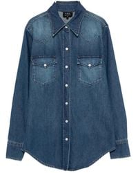 A.P.C. - Western Shirt - Lyst