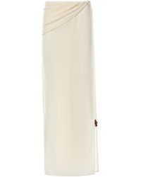 Magda Butrym - Side Slit Wrap Skirt - Lyst