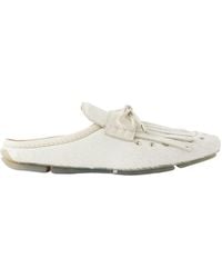 Wales Bonner - Montego Fringed-Detail Mules - Lyst