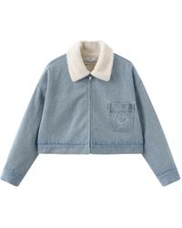 Marissa Chiara - Long-Sleeved Denim Jacket - Lyst