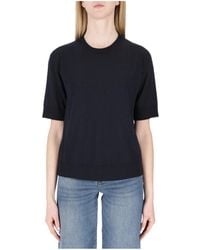 Jil Sander - Crewneck Knitted T-Shirt - Lyst