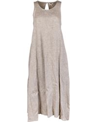Peserico - A-Line Crewneck Midi Dress - Lyst