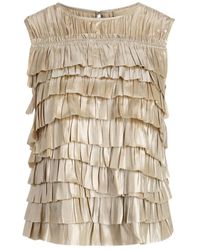 Ulla Johnson - Quinn Layered Ruffled Top - Lyst