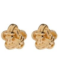 Bottega Veneta - Knotted Earrings - Lyst