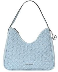 Michael Kors - Small Woven Logo Shoulder Bag - Lyst