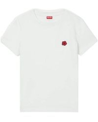 KENZO - Boke Flower Embroidered T-Shirt - Lyst