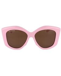 Balenciaga - Dynasty Oversized Geometric-Frame Sunglasses - Lyst