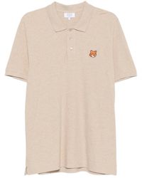 Maison Kitsuné - Fox Head Patch Polo Shirt - Lyst