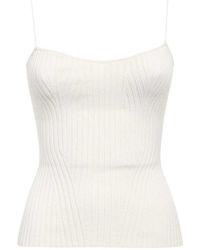 KHAITE - The Ziggy Knitted Top - Lyst