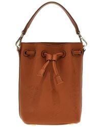 MCM - Dessau Monogram Drawstring Bucket Bag - Lyst