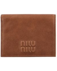 Miu Miu - Small Leather Wallet - Lyst